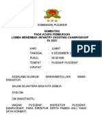 Sambutan Buka Lomba Tembak ISC