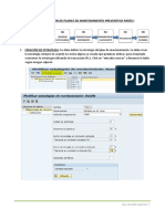 Creacion de Planes de Mantenimiento Parte I