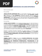 ACUERDO EMPRESARIAL DE ALIANZA ESTRATÉGICA Entre La Fundación HS TECNICAL