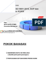 Awareness ISO 90012015, SOP Dan Bisnis Proses