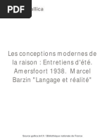 Les Conceptions Modernes de La (... ) Gonseth Ferdinand bpt6k38792x