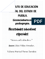 Necesidades Humanas Básicas y Educación