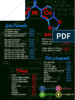 Carta Licores Tabla Periodica Lado B