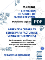 Manual Activación de Series de Factura de Venta