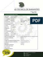 Ficha de Registro