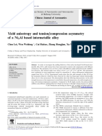 Yield Anisotropy and Tension Compression Asymmetry of - 2013 - Chinese Journal o