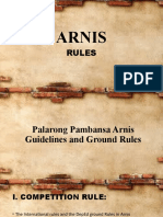 ARNIS Rules