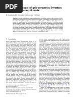State Space Model of Grid Connected Inverters Under Current Control Mode