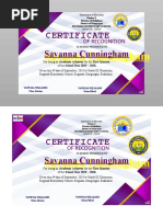 CERTIFICATES