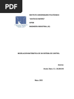 Modelacion Matematica de Un Sist de Control