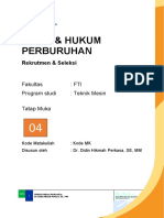 Modul 2022 - Msdm&hukum Perburuhan - Rekrutmen