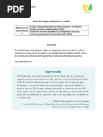 GUIA 5 Lengua y Literatura 4medio