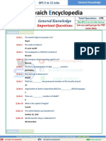 General Knowledge Part 1 (Sarwaich Encyclopedia 0309-3934147)