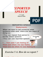 9 A.reported Speech