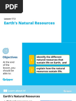 17.3 Earth's Natural Resources