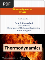 1 Basic Concept & Ist Law of Thermo