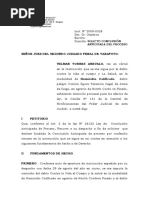 SOLICTO CONCLUSIÓN Anticipada Del Proceso Wilmar