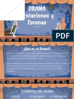 Drama, Acotaciones y Escenas