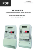 MT830 MT831Manuale D'intallazione