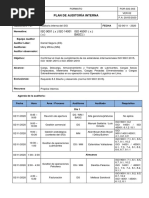 Plan de Auditoria Interna I Trinorma 2020