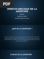 Exposición Irrevocabilidad de La Adopción