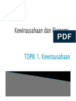 1.TOPIK 1. Kewirausahaan