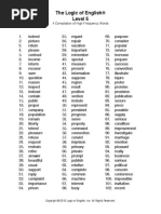 Word List Level 5