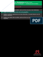 GABARITO Avaliação 1 - Individual DISCIPLINA Estatística (MAT99)