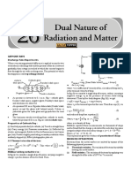 Chapter - 26 Dual Nature of Radition and Matter