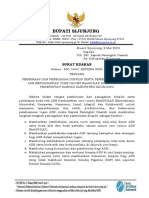 SE Tentang Pembinaan Dan Penegakan Disiplin Serta Penerapan Kode Etik Di Lingkungan Pemerintah Kab. Sijunjung