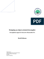 Designing An Object Oriented Decompiler