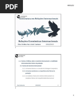 REI 22-23 EV (2.1. Teorias Do Comércio Internacional - 2.1.2. Teorias Neoclassicas)