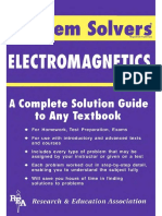 Physics - The Electromagnetics Problem Solver - A Complete Solution Guide To Any Textbook - Research & Education Association 1995