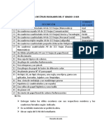 Lista de Útiles Escolares Del Tercer Grado