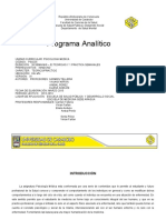 Programa Analitico Psicologia Medica Homologacion 2015