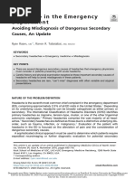 Headache in The Emergency Department