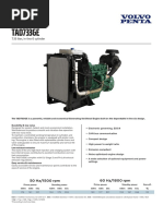 Tad733Ge: 50 Hz/1500 RPM 60 Hz/1800 RPM