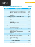 Paper 14: Strategic Financial Management (SFM) 100 Marks