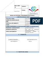 Ejemplo de Manual de Funciones Del Gerente General