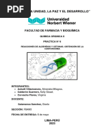 Practica #6 Reacciones de Aldehídos y Cetonas. Obtención de La Canforoxima