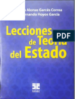 Lecciones de Teoria Del Estado