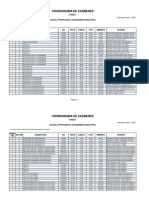 Alumnos - Cronograma de Exámenes Impar - 2023 Fase 1