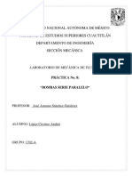 Práctica 8 Mecánica de Fluidos