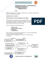 Actividad Diagrama Causa - Efecto