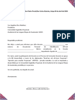 Modelo - Carta de Aval Del Director - 2023