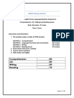 Grade 7 HL Baseline Assessment