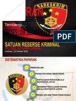 Paparan Kasat Reskrim Lidik Sidik TP