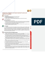 Study Guide 1 Assessment of Digestive and Gastrointestinal Function and Treatment Modalities