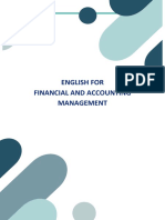 English For Finance and Accounting Management - 104137