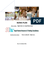 Vera Lekovic - Biznis Plan